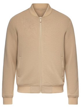 Ombre Ombre Kurtka bomber C583 Beżowy Regular Fit