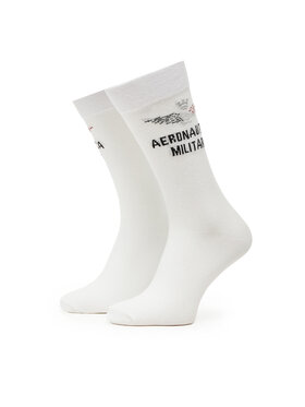 Aeronautica Militare Aeronautica Militare Vysoké pánske ponožky 251CZ010L499 Biela