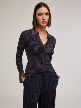 Motivi Motivi Kardigan M210W003265N0Z4 Niebieski Slim Fit