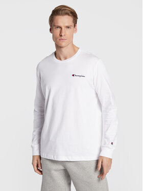 Champion Champion S dlhými rukávmi Crewneck 217868 Biela Regular Fit