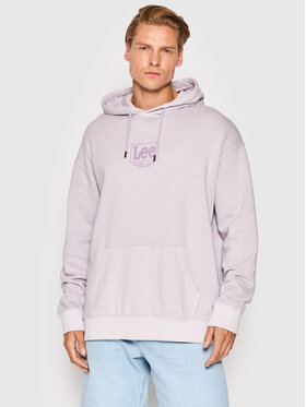 Lee Lee Felpa Logo L85JQVUU 112145622 Viola Loose Fit
