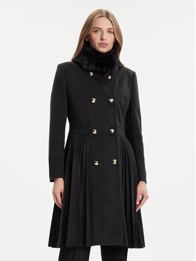 Rinascimento Rinascimento Übergangsmantel CFC0125794003 Schwarz Regular Fit