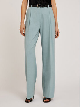 Motivi Motivi Pantaloni di tessuto P192Q003745N005 Turchese Over Fit