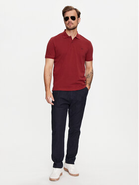 Selected Homme Polo 16087839 Tamnocrvena Regular Fit