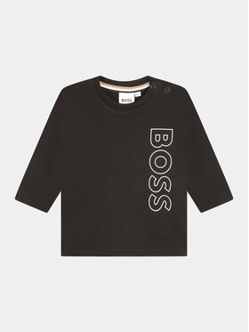 Boss Boss Bluză J05A21 Negru Regular Fit