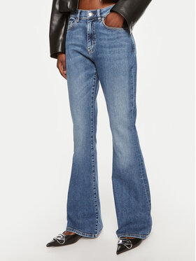 HUGO Hugo Jeans hlače Geflare 50522461 Modra Flare Fit