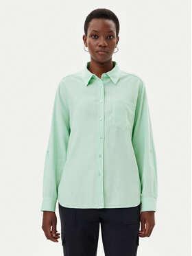 Olsen Olsen Camicia 12002119 Verde Regular Fit