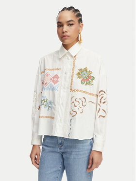 Weekend Max Mara Weekend Max Mara Camicia Fonte 2615111022 Crema Relaxed Fit