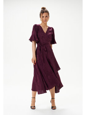 Mirons Mirons Sukienka wieczorowa soft Bordowy Feminine Fit