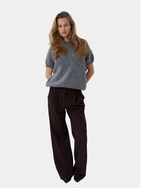 TeeShoppen TeeShoppen Sweter 'Basic Collection' Szary Regular Fit