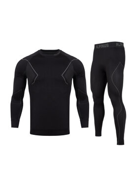 Alpinus Alpinus Komplet bielizny termoaktywnej Active Base Layer Czarny