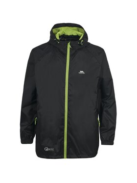 Trespass Trespass Kurtka przeciwdeszczowa Qikpac Czarny Long Fit