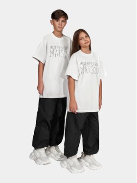 MADE BY SOCIETY MADE BY SOCIETY T-Shirt Nuité - T37992 Biały Basic Fit