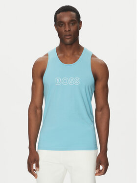 BOSS BOSS Tank top Beach 50491711 Błękitny Regular Fit