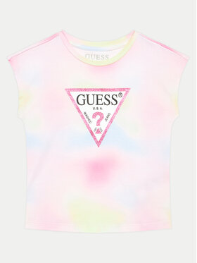 Guess Guess T-shirt K4YI09 K6YW3 Šarena Boxy Fit
