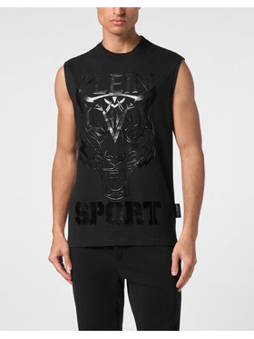 Plein Sport Plein Sport Tank top 10159 Czarny Regular Fit