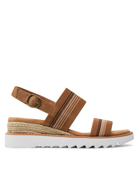 Skechers Skechers Espadryle BOBS Tea Time 113863/BRMT Brązowy