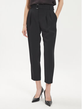 BOSS Boss Spodnie materiałowe Tapiah 50490037 Czarny Regular Fit