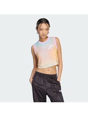 adidas adidas Top 168474 Żółty Slim Fit