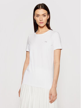 Lacoste Lacoste T-Shirt TF0998 Biały Regular Fit