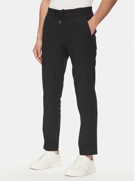 BOSS BOSS Spodnie materiałowe Sanderson-L 50536881 Czarny Regular Fit