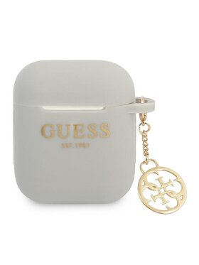 Guess Guess Etui na słuchawki AirPods Szary