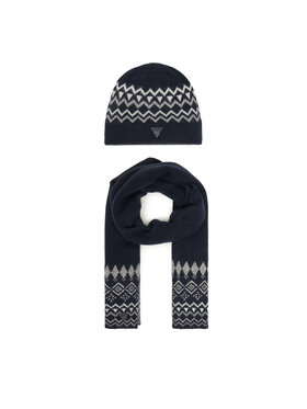 Guess Guess Комплект шал и шапка M4PZ60 Z3LQ0 Тъмносин