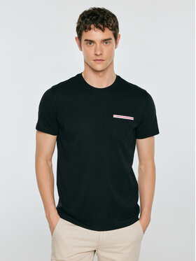 BIG STAR BIG STAR T-Shirt TOMS Czarny Basic Fit