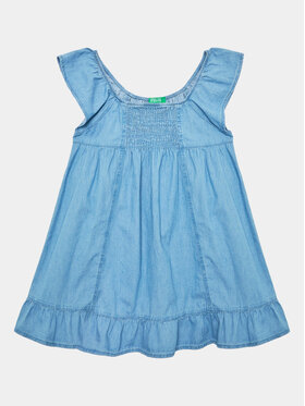 United Colors Of Benetton United Colors Of Benetton Rochie de zi 4DHJGV00S Albastru Regular Fit