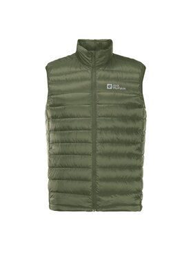 Jack Wolfskin Jack Wolfskin Kamizelka 1207011_4129 Zielony Regular Fit