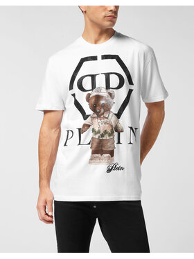 PHILIPP PLEIN PHILIPP PLEIN T-Shirt 27065 Biały Regular Fit