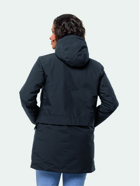 Jack Wolfskin Zimska Jakna Tempelhof Coat 1116151 Črna Regular Fit