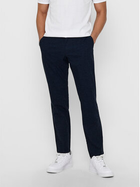 Only & Sons Only & Sons Чино панталони Mark 22017711 Тъмносин Tapered Fit