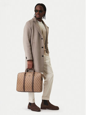Guess Guess Torba na laptopa HMMILO P6169 Brązowy