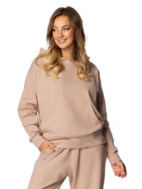 DKaren Sport DKaren Sport Bluza DK-K-B8 Beżowy Regular Fit