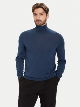 BOSS BOSS Golfas Musso-P 50468262 Mėlyna Slim Fit
