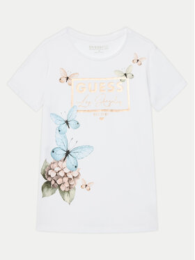 Guess Guess T-shirt J5RI33 K6YW4 Bijela Regular Fit