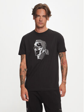 KARL LAGERFELD KARL LAGERFELD Tricou 755060 544242 Negru Regular Fit