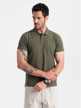 Ombre Ombre Polo OM-POBS-0100 Khaki Regular Fit