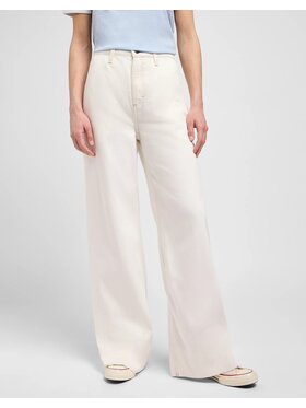 Lee Lee Jeansy UTILITY STELLA A LINE Écru Wide Leg