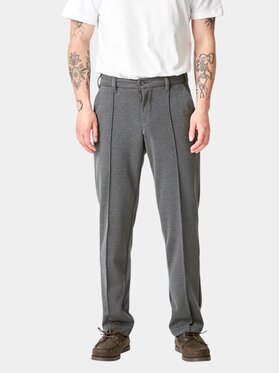 TeeShoppen TeeShoppen Spodnie garniturowe 'Perform Collection' Szary Oversize