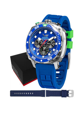 Vostok Europe Vostok Europe Zegarek VK67-650A720S Niebieski