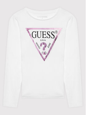 Guess Guess Chemisier J84I36 K8HM0 Blanc Regular Fit