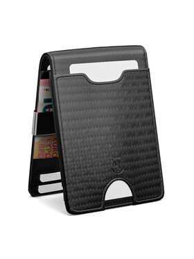 James Hawk James Hawk Mały Portfel Męski Męski skórzany portfel slim z RFID Szary
