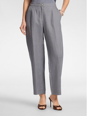 Elena Mirò Elena Mirò Spodnie materiałowe P007P000494N023 Szary Regular Fit