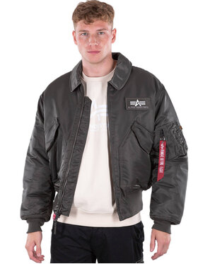 Alpha Industries Alpha Industries Kurtka bomber AI.100102-04-5XL Szary Regular Fit