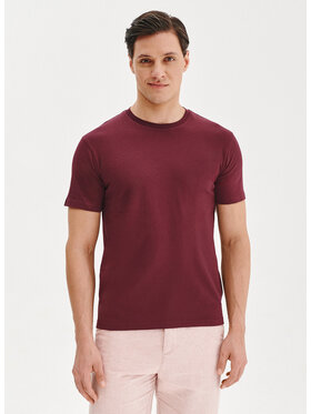 Pako Lorente Pako Lorente T-Shirt P25SF-TT-003 Bordowy Regular Fit