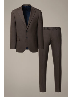 Lancerto Lancerto Garnitur Manzanares GA073126000023 Brązowy Slim Fit