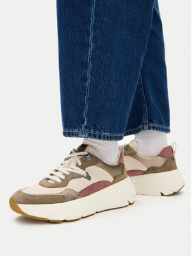 Geox Geox Sneakersy D Diamanta D36UFE 022NF C1467 Szary