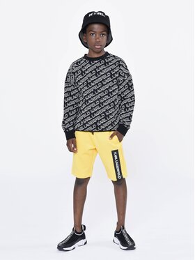 Karl Lagerfeld Kids Karl Lagerfeld Kids Mikina Z25403 S Čierna Regular Fit